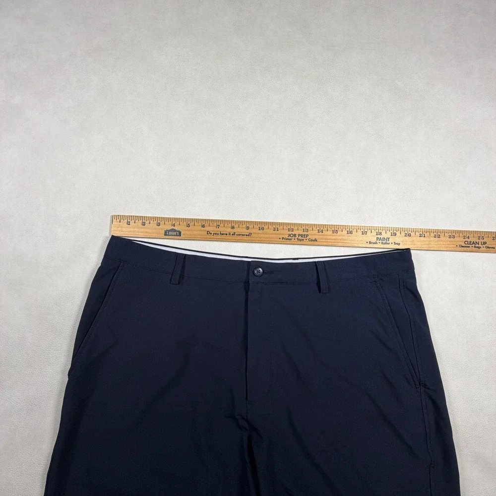 FootJoy Mens Performance Golf Shorts Navy Blue Size 40 Stretch Flat Front‎ FJ